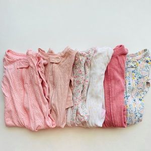 Old Navy, Carter’s pajamas 3-6 months